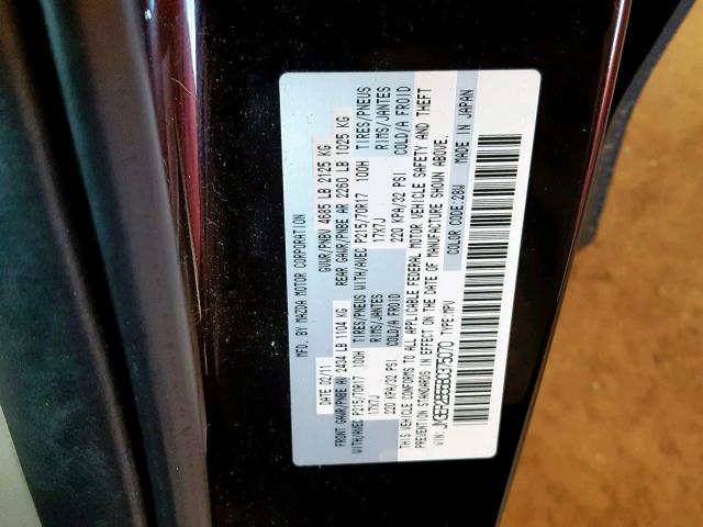 VIN 3KPFL4A74JE278400 2018 KIA Forte, S no.10