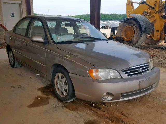 kia spectra 2002 vin knafb121025137359
