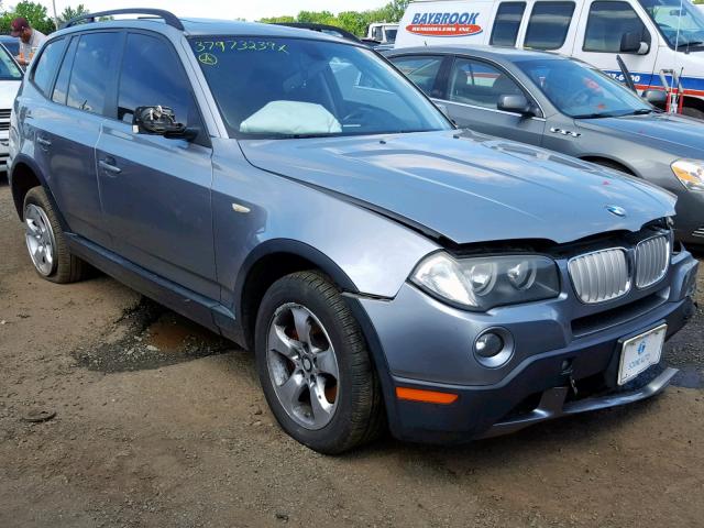 bmw x3 2007 vin wbxpc93487wf07394
