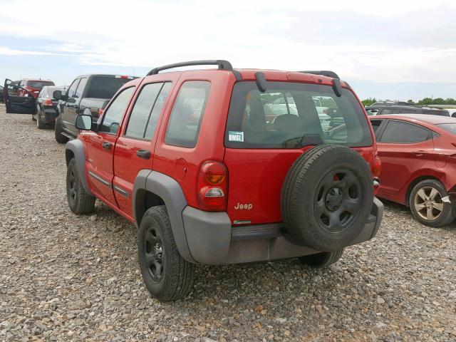 jeep liberty 2004 vin 1j4gk48kx4w285745