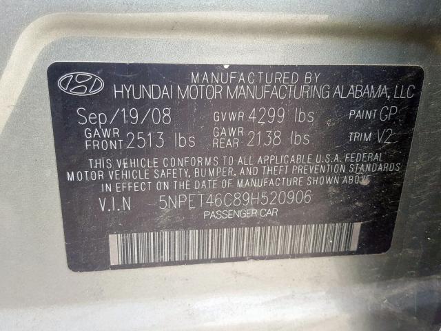 VIN 5TDKDRAH7PS504249 2023 Toyota Highlander, Xle no.10