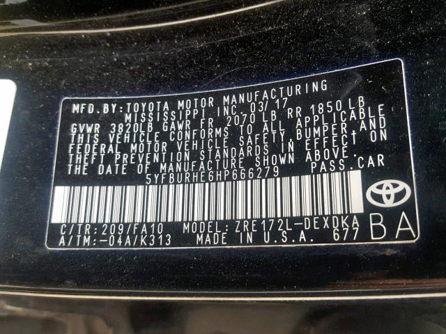 VIN WBA1M1C59GV578484 2016 BMW 2 Series, M235I no.10