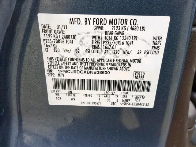 VIN 5TDGZRAH7MS034212 2021 Toyota Highlander, Xle no.10