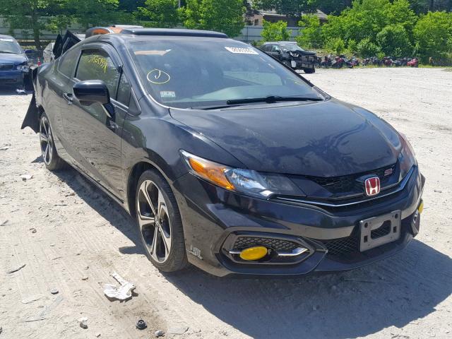Salvage Title 2015 Honda Civic Coupe 2 4l 4 For Sale In Mendon Ma