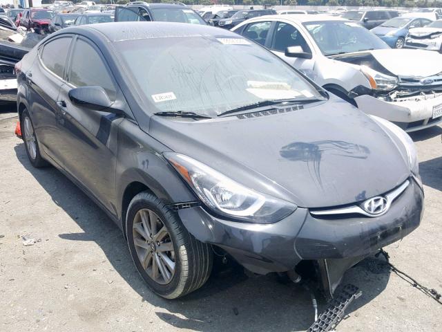 Седани HYUNDAI ELANTRA 2016 Чорний