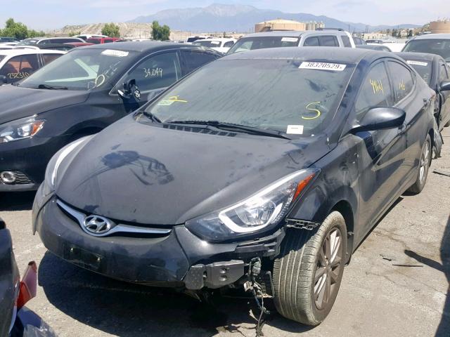 Седани HYUNDAI ELANTRA 2016 Чорний