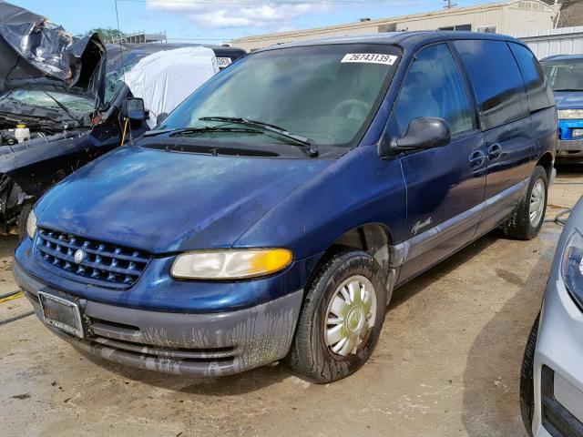1999 blue plymouth voyager van
