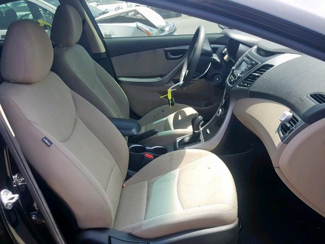 Седани HYUNDAI ELANTRA 2016 Чорний