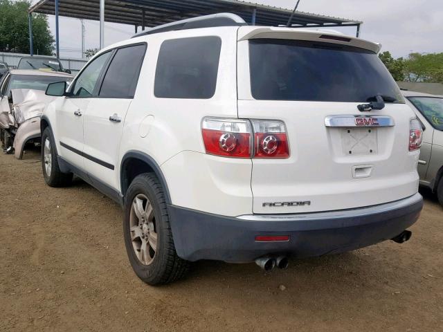 VIN KNDPM3AC4H7170930 2009 GMC ACADIA SLE no.3