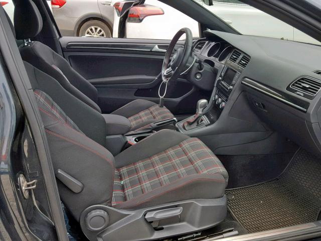 Salvage Title 2015 Volkswagen Gti Hatchbac 2 L 4 For Sale In