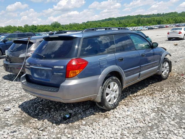 subaru outback 2005 vin 4s4bp61c157374238