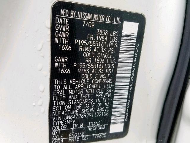 VIN 5TDGZRAHXMS086935 2021 Toyota Highlander, Xle no.10