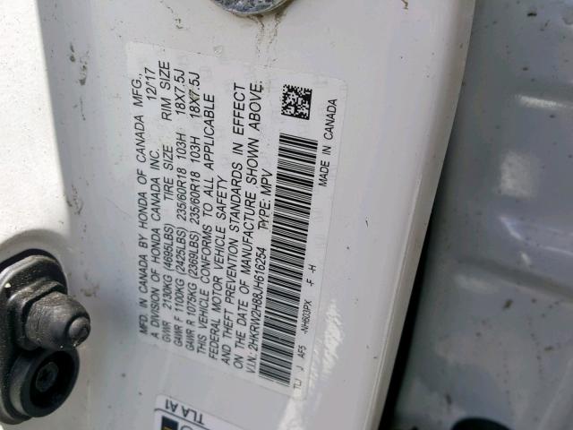 VIN 5TDKDRAH9PS006604 2023 Toyota Highlander, Xle no.10