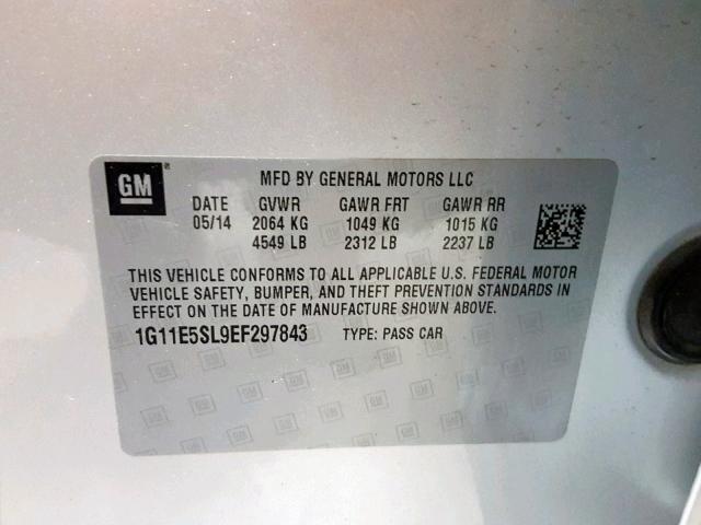 VIN JM3KE4CYXE0313672 2014 Mazda CX-5, Touring no.10