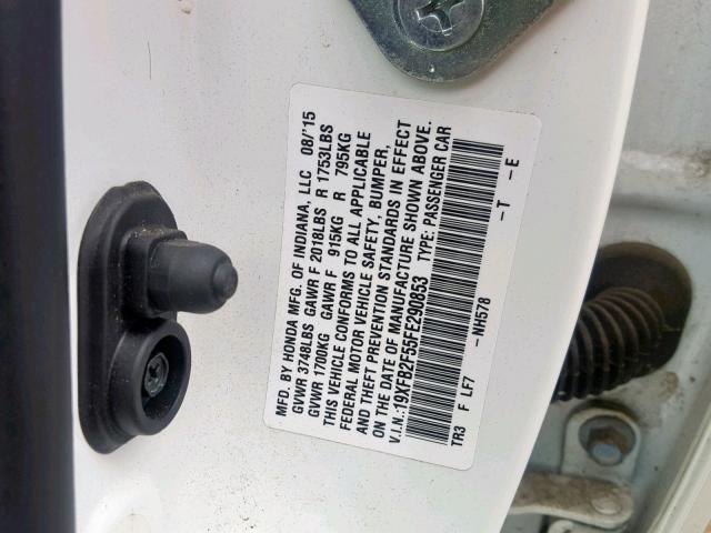 VIN 3FA6P0HD5JR200781 2018 Ford Fusion, SE no.10