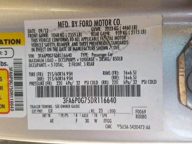 VIN 4T4BF1FK4ER338881 2014 Toyota Camry, LE no.10