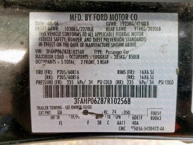 VIN 4T1BF1FK6DU219903 2013 Toyota Camry, L/Se/Le/Xle no.10