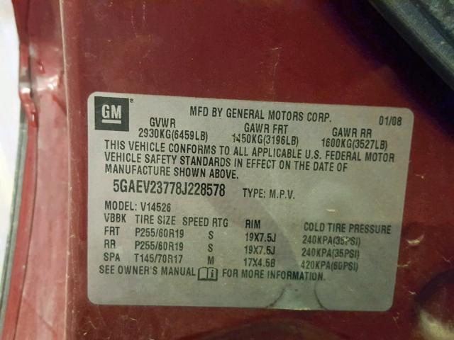 VIN JN8AT2MT6LW008153 2020 Nissan Rogue, Sv Fwd no.10