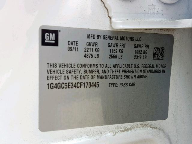 VIN 1HGCR3F85DA033739 2013 Honda Accord, Ex-L V-6 no.10