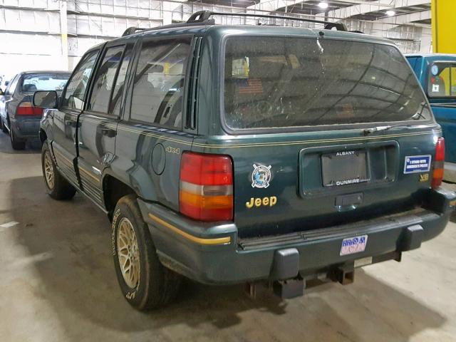 jeep grand cherokee 1993 vin 1j4gz78y8pc580558