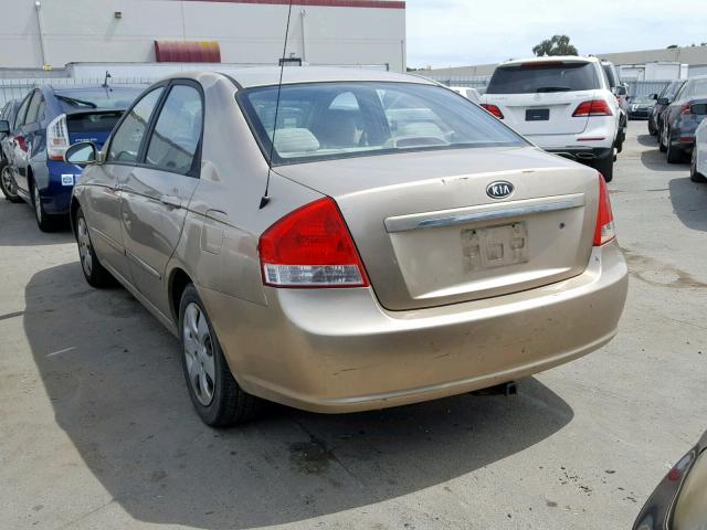 VIN WBXYJ5C39JEF70754 2007 KIA SPECTRA EX no.3