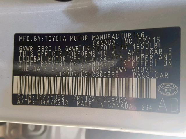 VIN JTMW1RFV5MD070655 2021 Toyota RAV4, Xle no.10