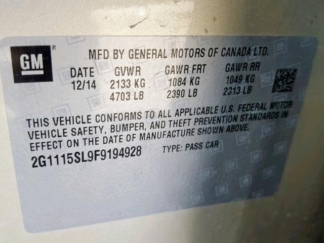 2G1115SL9F9194928