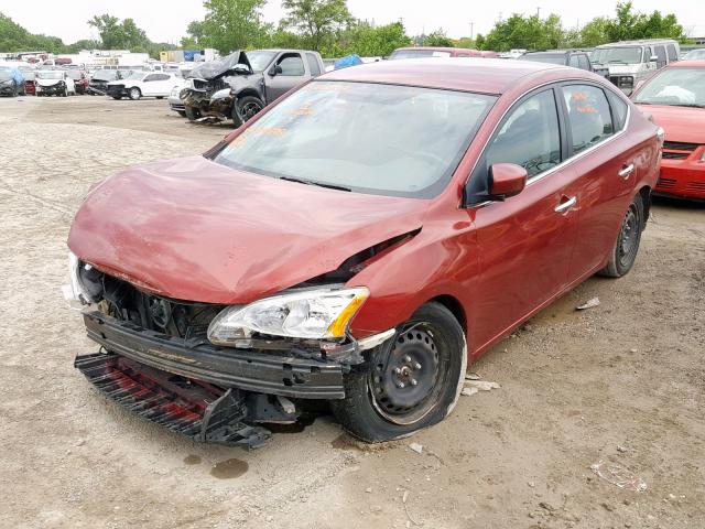 VIN 5YJ3E1EA1MF854816 2015 NISSAN SENTRA S no.2