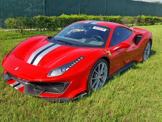 VIN ZFF90HLA2K0240696 2019 Ferrari 488 no.2