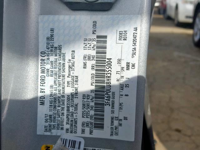 VIN 4T1BD1FK3EU131589 2014 Toyota Camry, Hybrid LE no.10