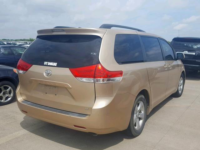 VIN WMEFJ5DA7HK170574 2011 TOYOTA SIENNA LE no.4