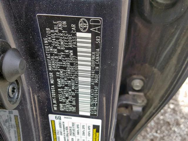 VIN 5TDJZRFH7JS541086 2018 Toyota Highlander, Xle no.10