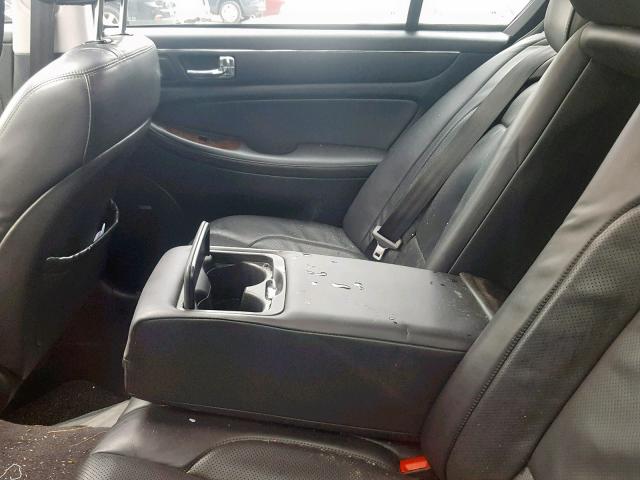 Salvage Vehicle Title 2011 Hyundai Genesis Sedan 4d 4 6l 8 For