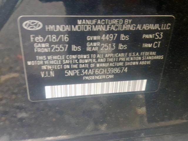 VIN 3FA6P0HD9JR136521 2018 Ford Fusion, SE no.10