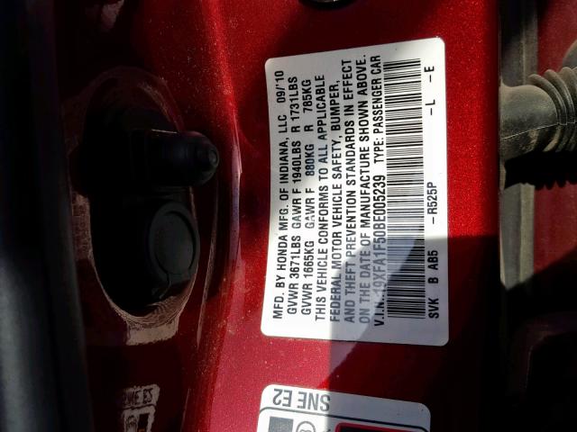 VIN KL4CJGSM4KB792318 2019 Buick Encore, Awd Essence no.10