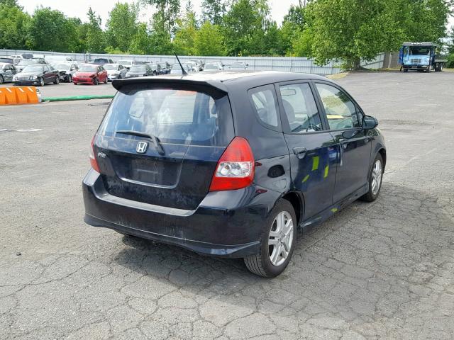 VIN 2T1BURHE8KC154157 2007 HONDA FIT S no.4