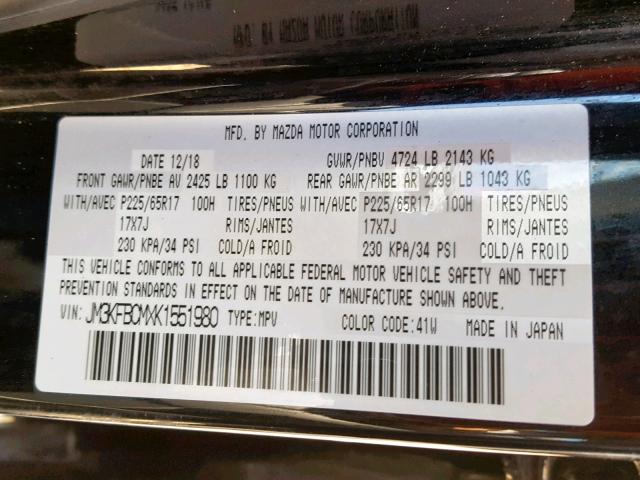 VIN 3FA6P0LU6GR305782 2016 Ford Fusion, Hybrid SE no.10