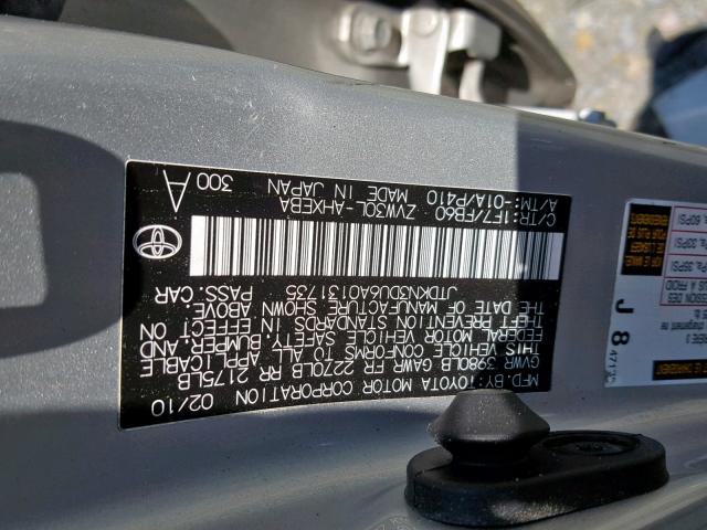 VIN 2GNAXUEV3K6148494 2019 Chevrolet Equinox, LT no.10