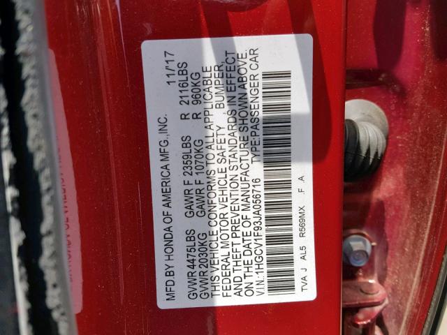 2018 HONDA ACCORD TOU 1HGCV1F93JA056716