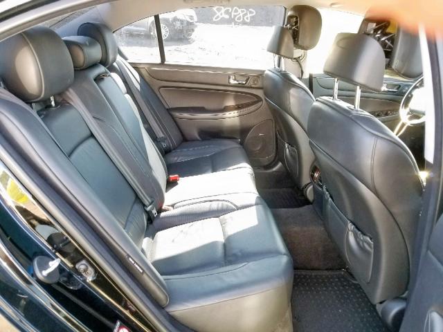 Certificate Of Salvage 2009 Hyundai Genesis Sedan 4d 4 6l 8 For