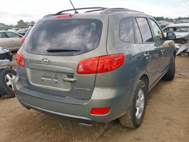 VIN 7MMVABAM9RN241135 2007 HYUNDAI SANTA FE G no.4