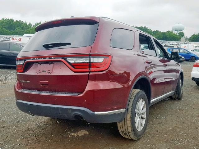 VIN 7SAYGDEF7PF876730 2019 DODGE DURANGO SX no.4