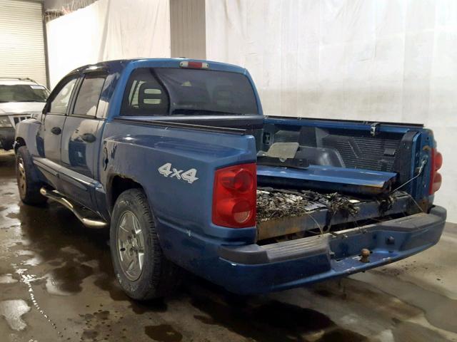 VIN 3GCPDBEK9NG513369 2006 DODGE DAKOTA QUA no.3