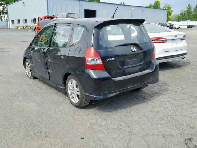 VIN 2T1BURHE8KC154157 2007 HONDA FIT S no.3