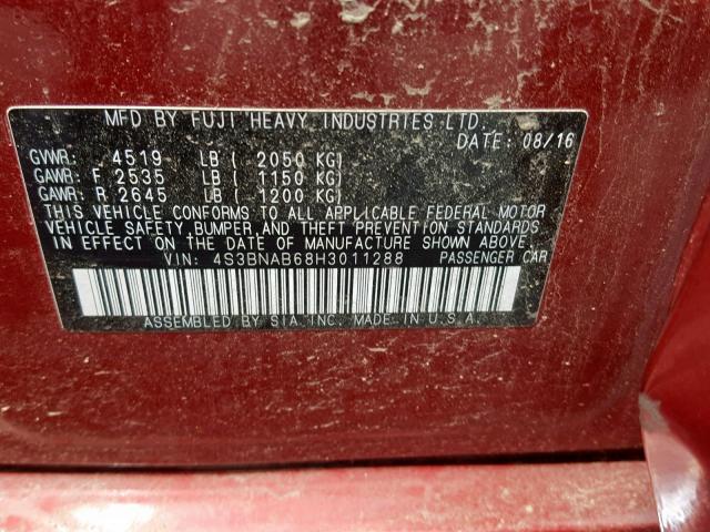 VIN 2T3BFREV0FW401231 2015 Toyota RAV4, LE no.10