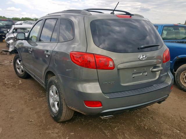 VIN 7MMVABAM9RN241135 2007 HYUNDAI SANTA FE G no.3