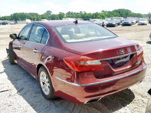 VIN JM3TCBCY9H0135160 2012 HYUNDAI GENESIS 3. no.3