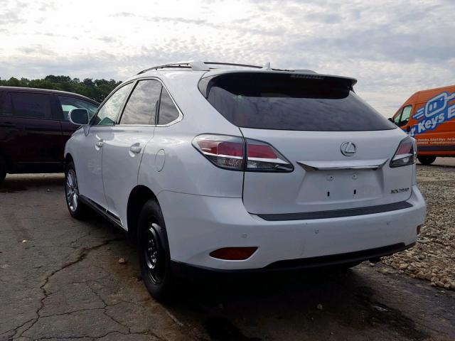 VIN WDC0J4KB2HF205342 2013 LEXUS RX 350 no.3