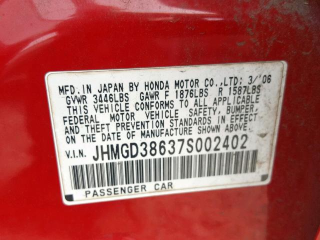 VIN KNADM5A34G6675849 2016 KIA Rio, LX no.10