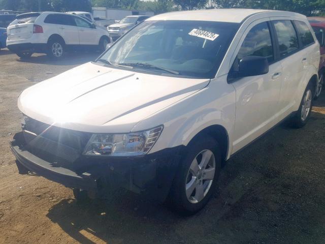 VIN JTJBARBZ1F2039132 2013 DODGE JOURNEY SE no.2